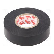 TAŚMA 6022 19MM/25M CZARNA Tape: electrical insulating; W: 19mm; L: 25m; Thk: 0.15mm; black 4VbdNt3u4zLqf_KeE74a9ZEi521-CBVZ8P-1ZZ9LykM