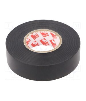 TAŚMA 6022 19MM/25M CZARNA Tape: electrical insulating; W: 19mm; L: 25m; Thk: 0.15mm; black 4VbdNt3u4zLqf_KeE74a9ZEi521-CBVZ8P-1ZZ9LykM