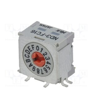 ND3FC16H Encoding switch; HEX/BCD; Pos: 16; Rcont max: 30mΩ; ND3 Bs21IDtdTftfIx_yAWVkptmDL9PcJrVi_wP8RAAWGIk