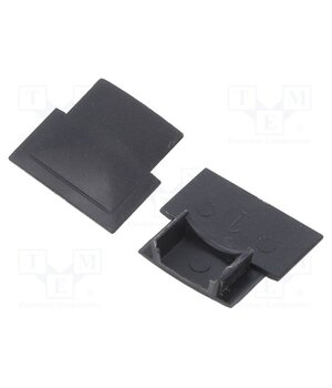 PA-ZASGLAX-20M Cap for LED profiles; black; 10pcs. G4xdHxqWnAB49bMjk0JbaRcFPvhs-TwQnQeKvteO3vk