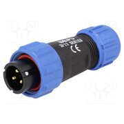 SP1310/P3I-N Connector: circular; plug; male; PIN: 3; IP68; SP13; 4÷6.5mm; 13A z6o5mNEN-cHxjpPJ-yZIlFZn_rNIqTU4KA07DXCXiPs