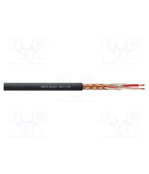 MIC-T100 Wire: microphone cable; black; Cu; -25÷65°C; PVC; Package: 500m Sq-023Uazmtptar7nkjdMoV8VKnba15TJruACH0kTUU