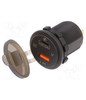 CAR-USB-A/C-BL USB power supply; USB A socket,USB C socket; Sup.volt: 12÷24VDC 2S5xGhgZnZbUh9Tme3rPf9avYVkLe-U3An4FBNC3rf0