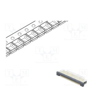 DS1020-07-16VBT1B-R Connector: FFC/FPC; SMT; PIN: 16; Contacts: copper; tinned; 1mm; ZIF Gbot6qPnP1_ijFuFV-s8Osk5LlEZiLPNs0kT_uHiKG0