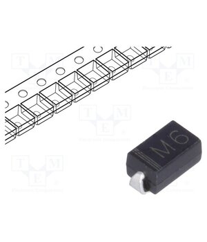M6 Diode: rectifying; SMD; 1kV; 1A; SMA; Ufmax: 1.1V; Ifsm: 30A K6Vu5SzgowY0boyHYT8Y-TGrqwxnzZYRi7_IzGAgl74
