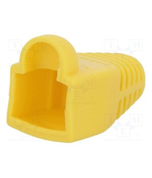 MP0009 RJ45 plug boot; 5.8mm; yellow b2wxx6Wg7ifKh4NCCyA69Eu-WGyXVtD_qXJB9AD0IWo