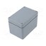 GRJ-08 Enclosure: multipurpose; X: 75mm; Y: 110mm; Z: 75mm; polyester; grey dmiurXDqwd0nkeDk5CzyhqpLjHCIuVGhszcREN7Fk4s