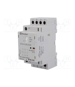 22.34.0.230.4640 Contactor: 4-pole installation; 25A; 230VAC,230VDC; IP20; 22 LmbaU3MhkRqaZ_faEuBGJltMQe5y0Z8kbQqwCjB2LrU
