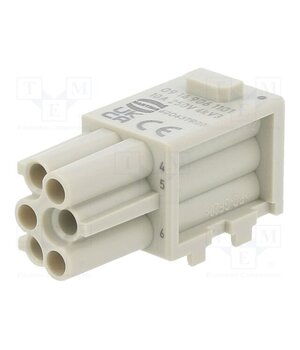 09149061101 Connector: HDC; module; female; Han-Modular® Domino; PIN: 6; Han D® O1Z-ouXL3qiYcyNbMHR61YF2Iai2QrNZGPTqLbfw57g