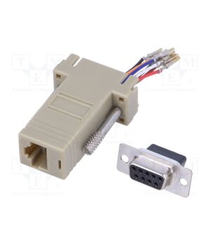 DS1055-09F8V0L Transition: adapter; D-Sub 9pin female,RJ45 socket XYqqcCLmLhZ19EwlBZjjB-lmDn1iVBwuG_wKmciAO58