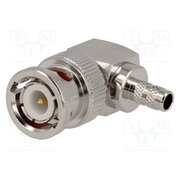 B1112A1-ND3G-1-50 Connector: BNC; plug; male; angled 90°; 50Ω; crimped; for cable; POM cLiQhmCgnDDz2X5SMAoUF5RBtvC3mLLSTf4WQoI46Vk