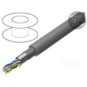 1633ENS.00500 Wire; SF/UTP; 4x2x24AWG; 5e; wire; Cu; Insulation: LSZH; grey; 500m LhY1oQlBXHNCaK6I2gfFbEfmeGeDjTguJL-hZXzfAm8