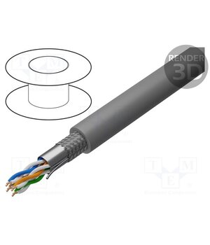 1633ENS.00500 Wire; SF/UTP; 4x2x24AWG; 5e; wire; Cu; Insulation: LSZH; grey; 500m LhY1oQlBXHNCaK6I2gfFbEfmeGeDjTguJL-hZXzfAm8