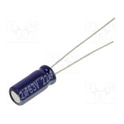 ECA1JM220 Capacitor: electrolytic; THT; 22uF; 63VDC; Ø5x11mm; Pitch: 2mm; ±20% hUk96uVvewIz_ygMti1i9k8t63ZZ8nZ9G0kZ_-fmEIc