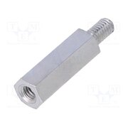 226X20 Screwed spacer sleeve; 20mm; Int.thread: M4; Ext.thread: M4; steel K5I3aA2Y31OwGWrdmE6nGf5k2I_QVt3pvTroh8tuH3k