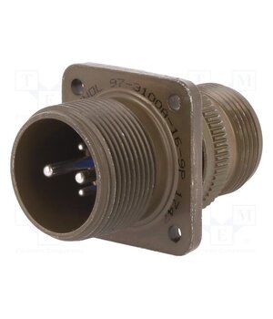 97-3100A-16-9P Connector: circular; socket; PIN: 4(2+2); male; soldering; 97; olive caRexVOrEzIyaCFXdRy1VU7DuZUoZDbhA8HzeilGhQY