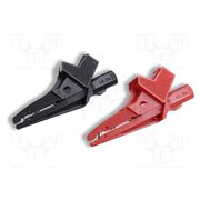 CT2490A Crocodile clip; 20A; black,red; Grip capac: max.24mm; L: 90mm wm59r2myUCRwgEvQ5R_P19Kc2QfnibYP3VEBpF5MpNc