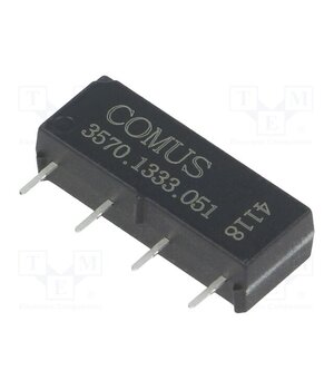 3570.1333.051 Relay: reed switch; SPST-NO; Ucoil: 5VDC; 500mA; max.200VDC; 10W oDzLk3d74aSX1UR8QlSX6u2QohrdSUfhzUgKO5jyzRk