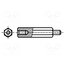 R30-3001002 Spacer sleeve; 10mm; Int.thread: M3; Ext.thread: M3; hexagonal Z8gM67CtMubkuSYJloydVOJtrj6SawnV94gd1nBzCUQ