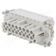 44423205 Connector: HDC; contact insert; female; EPIC H-BE; PIN: 16; 16A l2tAzo7ZMZAB7COBxsenOjwC9jipfbZKtKmRh5Hmnew