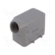 19300101521 Enclosure for connectors: HDC; size 10B; for cable; Han® B; IP65 xRAGGZEVXhaAzk2uwmPa1eMonHtLeHOBIgBWKcXkba4