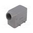 19300101521 Enclosure for connectors: HDC; size 10B; for cable; Han® B; IP65 xRAGGZEVXhaAzk2uwmPa1eMonHtLeHOBIgBWKcXkba4