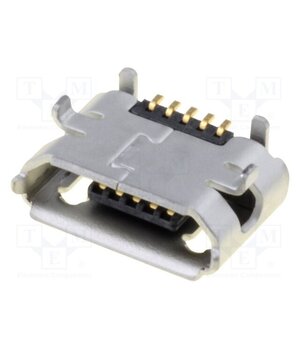 105017-0001 Connector: USB B micro; socket; on PCBs; SMT; PIN: 5; horizontal VwVGwVVSN0qTuZrMnIaDMIhPTLDMJaaMBBnCm43fsmg