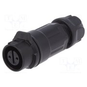 2197 Connector: circular; plug; size 12; 02; female; PIN: 2; 125V; 5A; IP67 nqt6JkS55e3sKqWV7Ef3Oo6Tn2a7G2Pue6xSztvsx98
