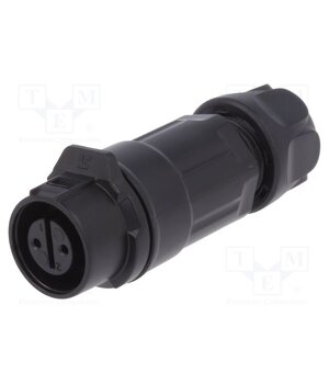 2197 Connector: circular; plug; size 12; 02; female; PIN: 2; 125V; 5A; IP67 nqt6JkS55e3sKqWV7Ef3Oo6Tn2a7G2Pue6xSztvsx98