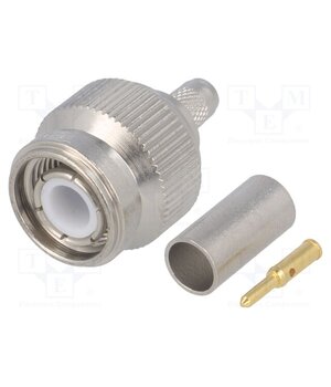 J01010A2255 Connector: TNC; plug; male; straight; 50Ω; crimped; for cable; PTFE qojdwr2TbvHMhvWFeEHmJ4H4GmjiQDxtLnfZlqhQ2SM