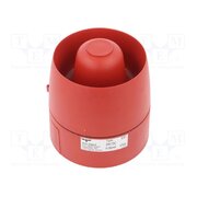 C110620005 Signaller: sound; siren; 24VDC; 106dB; ES1; IP65; red; Ø93x100mm; ABS ho12WPeiDfK6bJN5mQ_lInKoZRPtqTKCVbuC8GyCB1g