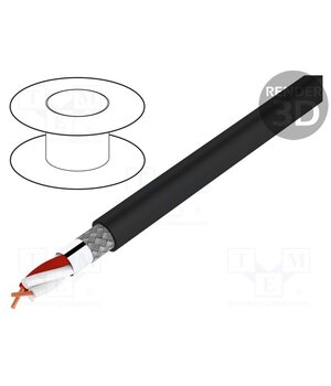 400080 Wire: microphone cable; HELUSOUND®; black; Cu; -30÷70°C; 6.7mm 6SAFx2GAd3Yd25E-dtMPeboKtu5kO5nmBvZVVQRDTF0