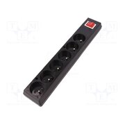 5907570006805 Connector: AC supply; female; splitter; 2P+PE; 250VAC; 16A; black C7RSbi42tnfIbrvnJpAp8XqZguwLaLj2WfaRorDM8P4