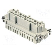 09330242716 Connector: HDC; contact insert; female; 16A; 500V; Han® ES; PIN: 24 0TE8GEQ7pAPE5YxekCd7PEfCWz38YwnzhudyiMX6EY4