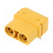 XT90PW-F Connector: DC supply; socket; female; XT90; 40A; 500V; PIN: 2; THT Qzev2CeUrdlkyfyElbI9jh4vL5ZX6y2Xbz8nNBMbv3o