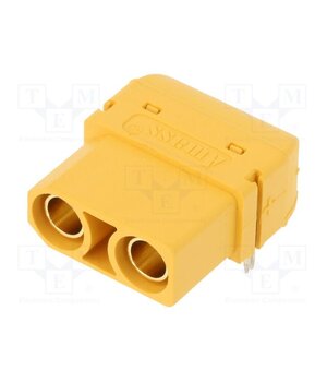 XT90PW-F Connector: DC supply; socket; female; XT90; 40A; 500V; PIN: 2; THT Qzev2CeUrdlkyfyElbI9jh4vL5ZX6y2Xbz8nNBMbv3o