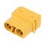 XT90PW-F Connector: DC supply; socket; female; XT90; 40A; 500V; PIN: 2; THT Qzev2CeUrdlkyfyElbI9jh4vL5ZX6y2Xbz8nNBMbv3o