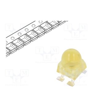 ALMD-EL3D-WY002 LED; amber; SMD; 5500÷12000mcd; 1.8÷2.4VDC; 4.2x4.2x6.5mm; 30° rPgS3xN88CTDO2mQ-9mde66vNV4jm1iBnY4k5qWrsrU