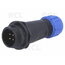 CONNECTOR WEIPU SP1311 4pin plug for housing/cable ø4÷6.5mm, 5A 250V, IP68 CJP_W13XXX+1.jpg