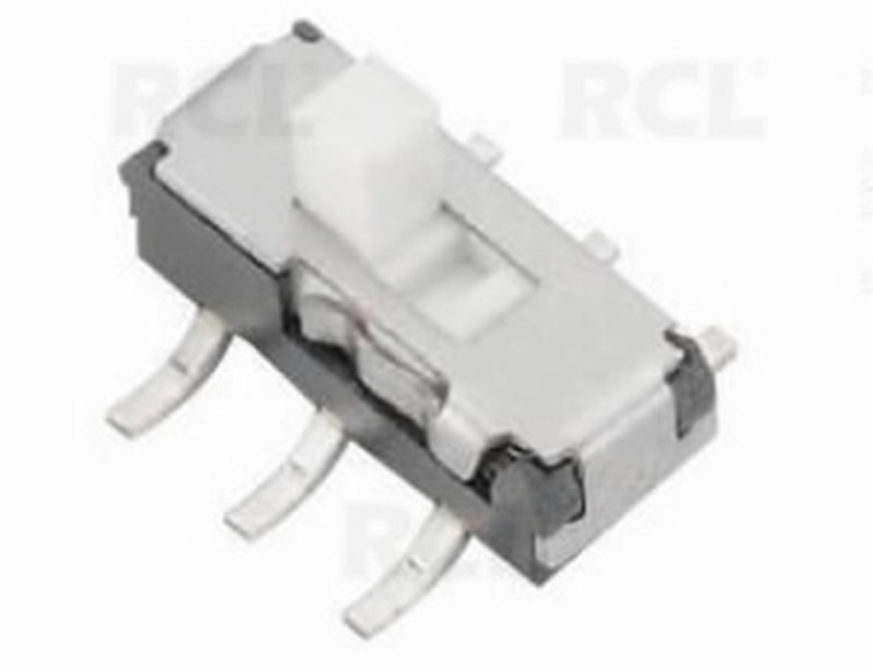 Switch slide SMD 2-position, 0.3A/6VDC, ON-ON • Items • Pradžia