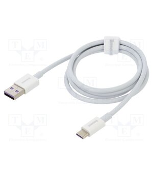CATYS-02 Cable; USB A plug,USB C plug; 1m; white; 66W 1S4iyl-RDaTgDlmWGXNwqigbKk5o-fhxErKYuheZsZY