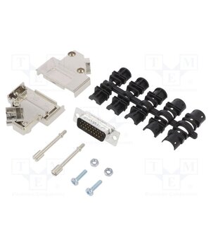 L17D45PK-M-15+L717HDA26P Connector: D-Sub HD; PIN: 26; male; angled 45°; soldering; UNC 4-40 CKyEnXQvCVLVlE6BihNEjFbrhzzBuavd1EVw7-xqQhY
