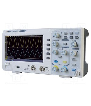 SDS1022 Oscilloscope: digital; Ch: 2; 20MHz; 100Msps; 10kpts; LCD 7"; SDS cddmj7SYh0vWgdwSkhejtCTeyQ1GCpguRUCXRIcWxws