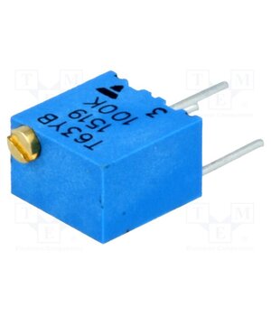 T63YB104KT20 Potentiometer: mounting; multiturn; 100kΩ; 250mW; ±10%; linear cwl74QNuFSxuLpi1JWhSLsRcshvuqnZYkNcwemN1NJQ