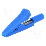 AX-CR-2PM-BL Crocodile clip; 10A; 60VDC; blue; Overall len: 41.5mm gJSUz_e2mxOE6OTCOvWMMvJdL3lmRhAvJk9gDag3Yzg
