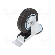 CKJS-SG 100W-HC Transport wheel; Ø: 100mm; W: 25mm; H: 128mm; 70kg; rubber; steel cq1f17VONptxOltbbKK0gUzfyQrhnqzjtnxcpLc4aig