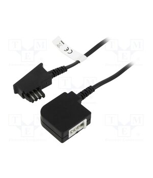 50275 Cable: telephone; TAE F socket,TAE F plug; 10m; black; Core: CCA CrxEw4tYW79LckiUQsyirg55ljAJkm5Lf8dgWX1YA0k