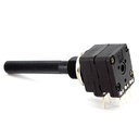 POTENCIOMETRAS stereo logaritminis, 100K  plastmasinis