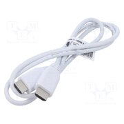 HDMI TO HDMI CABLE 1M WHITE 789-21051002 Accessories: connection cable; white; 1m; HDMI plug,both sides 4Z7i1fvPeetwQCN2j_foXPu2fkOFpHronDd1gZEA23s