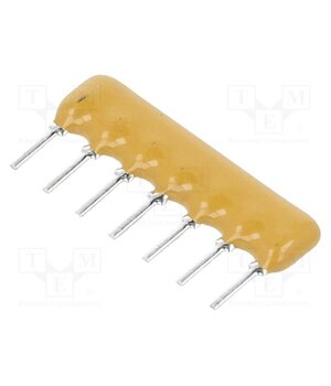 4607X-101-103LF Resistor network: Y; 10kΩ; ±2%; No.of resistors: 6; 0.2W; THT; 100V nEmGJiDkqi2uD-nJZ9VQm0O_h06LDETLPCJowgxG-9Y
